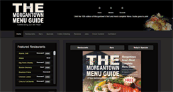 Desktop Screenshot of morgantownmenuguide.com